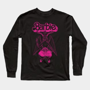 Barbie Baphomet - Pink Long Sleeve T-Shirt